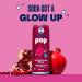 Health-Ade Pop Soda: Prebiotic Seltzer with Real Fruit Juice | Gut Health Support, Fiber Rich, Low Calorie | Plant Based, Organic, Vegan | Pomegranate Berry Flavor - 8 Pack (12 Fl Oz Cans) - Buy Online on SooperMarket.com
