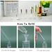 Yu Feng Refillable Glass Caterpillar Spray Bottles - 12 Pack with Funnel & Pipette Dispenser for Perfume Fragrance Lotion & Essential Oils | International Shipping - Buy Online on SooperMarket.com