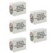 5pc Exell 411A Alkaline 15V Battery Replaces NEDA 208 10F20 BLR121