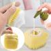 Youery 3-Piece Silicone Pet Bathing Brush Set for Dogs & Cats - Massage Shower Gel Handle Ideal for Grooming & Spa - Buy Online on SooperMarket.com