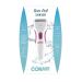 Conair Cordless Electric Dual Foil Shaver & Trimmer for Women - Body and Facial Hair Removal for Face, Ear/Nose, Eyebrows, Legs, and Bikini Lines - White/Pink - Buy Online on SooperMarket.com