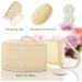 ATTEASAY Exfoliating Loofah Back Scrubber - 5 Pack | Eco-Friendly Biodegradable Body Scrubber Set for Women and Men - Buy Online on SooperMarket.com