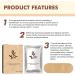 5 Pieces Turmalinstein Moxibustion Patches - Self-Warming Pain Relief Stickers for Men & Women | Plant Extract Massage - Buy Online on SooperMarket.com