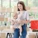 FUNUPUP 4-in-1 Baby Carrier | Portable Newborn to Toddler Sling | Breathable Mesh | Up to 35lbs | Grey - Buy Online on SooperMarket.com