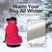 KYEESE Dog Cold Weather Coat | Windproof Padded Sherpa Warm Jacket for Large Dogs | Red XX-Large | Leash Hole | Dog Apparel - Buy Online on SooperMarket.com