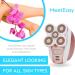Meeteasy Electric Leg Shaver for Women - Rechargeable Painless Lady Razor - Cordless Bikini Trimmer in Gold - Buy Online on SooperMarket.com