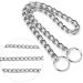 2 Pcs Dog Chain Metal Dog Training Collar Adjustable Durable Silver Dog Chains for Pet Small Medium Puppy M - Buy Online on SooperMarket.com