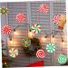 OFFSCH 24 Sheets Christmas Candy Decorations Christmas Tree Pendants Christmas Hanging Candies Manual Label - Buy Online on SooperMarket.com