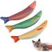 Osdue Cat Mint Toys - 3 Plush Fish Toys for Cats & Kittens | Dental Chew & Simulation Fish | International Shipping - Buy Online on SooperMarket.com