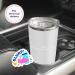 SassyCups Mother of the Bride Tumbler | Vacuum Insulated Stainless Steel | Bridal Party Gift | Engagement Announcement | 22oz (White) - Buy Online on SooperMarket.com