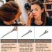 60Pcs Silver Metal Duck Bill Hair Clips for Women - Styling Sectioning, Pin Curl, Alligator Roller Clip Set with Case - Buy Online on SooperMarket.com