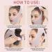 Teksome Face Sculpting Strap - Face Shaper Double Chin Strap V Shaped Bands - Double Chin Eliminator Adjustable Lift Bandage for Face Neck and Chin - Buy Online on SooperMarket.com
