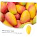 HOMSFOU 6 Pcs Fake Fruit Fruit Model Model Fruit Ornament Fruit Desk Decorations Fruit Photography Props Decor for Kitchen Simulated Fruit Creative Playthings Models Mango Toy Yellowx2pcs Mx2pcs - Buy Online on SooperMarket.com