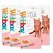 Webbox Cats Delight Lick E Lix Treats 4 Pack Contains 5 X Salmon Yoghurty Treats (20 Sachets)