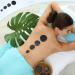 36pcs Basalt Hot Stones Set - Round Massage Stones for Body Relaxation | Spa Essentials - International Shipping - Buy Online on SooperMarket.com