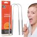 Calakono Stainless Steel Tongue Scraper | Portable Tongue Cleaning Brush for Adults | Reduce Bad Breath & Enhance Oral Hygiene - Buy Online on SooperMarket.com