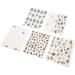 Snake Pattern Nail Sticker 5 Sheets Self Adhesive Nail Art Decals Nail Art Decoration Sticker for DIY Women Fingernail Toenail Various Patterns - Buy Online on SooperMarket.com