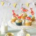 36 Pieces Fox Cupcake Toppers - Wild Animal Birthday Decorations & Muffin Decor for Baby Showers - Buy Online on SooperMarket.com