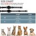 Reflective Airtag Cat Neck Band - Adjustable GPS Collar for Cats & Puppies | Jiarui Black 9-13 Inch (23-33cm) - Buy Online on SooperMarket.com