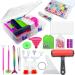 5d Diamond Painting Tools Kits 96pcs DIY Diamond Painting Accessories with Rhinestone Storage Containers Diamond Embroidery Box Bead Roller for Diamond Art Painting Supplies