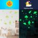 1503pcs Green Glow in The Dark Stars Wall Stickers | Realistic 3D Luminous Stars for Ceiling and Walls | DIY Adhesive Stickers for Baby Bedroom Decoration - Buy Online on SooperMarket.com