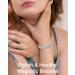 EnerCoppeX Magnetic Bracelets for Women Stainless Steel Bracelet with Effective Healing Magnets Adjustable Jewelry Gift (STB-2475ESDWK) - Buy Online on SooperMarket.com