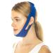 Double Chin Reducer Face Lifting Band | Anti Snoring Chin Strap - Blue - Buy Online on SooperMarket.com