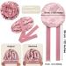 AWAYTR 2 Layered Satin Bonnet for Women Tie Band Hair Bonnet for Sleeping Silk Sleeping Cap with 3PCS Hair Scrunchies (Dust Rose(Bonus 3 Hair scrunchies)) - Buy Online on SooperMarket.com