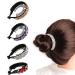 4 Pcs Ponytail Hair Clips for Women Gradient  Rhinestone Hair Styling Claws for Buns Hair Holder  Large Glittering Hair Pins Accessories for Girls White Purple Multi Color Champagne Gold