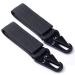 Selighting Tactical Carabiner 2 PCS Molle Belt Snap Hook Keychain for Molle Bag and Outdoor Activities Black