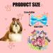 Symphonyw Dog Hair Bows 28 Pcs Daisy Flower Dog Hair Bows with Elastic Rubber Bands Pet Dog Grooming Hair Bands Hair Accessories for Long Hair Puppy Kitten Dogs Cats Random Color Multi-colored B - Buy Online on SooperMarket.com