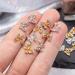 Noverlife 26PCS 3D Alloy Butterfly Nail Charms with Crystal Diamonds - Gold & Silver - Buy Online on SooperMarket.com