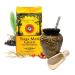 YERBA MATE Green STARTER SET Natural Strong Energy Drink Mate Tea Complete Set Begginer's Kit ENERGY Booster Green Mate ENERGY 500g Kit Ceramic Cup Gourd 300ml Bombilla| Wooden Scoop
