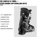 Atomic Hawx Ultra Ski Boots - Alpine Ski Boots with 3D Ankle & Heel for Precision - Narrow Fit 98mm - Black/White 29/29.5 | International Shipping Available - Buy Online on SooperMarket.com