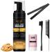 Lace Tint Melting Hair Mousse  6.8 fl oz Lace Tint Mousse for Women Hair Wigs Lace Wigs Toupees and Hairpieces Natural Finishing Lace Color  Lace Tint for Wigs Tool Set (Light Brown)