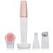 Braun FaceSpa Pro SE 911 (Japan Import) Facial Epilator 3-in-1 Facial Epilating, Cleansing and Skin Toning System for Salon Beauty at Home with 3 Extras, Rechargeable, Cordless Use, White/Bronze