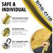 Bluzelle Strong Double Dog Lead 3m for Large Dogs | Adjustable & Reflective | Hands-Free Leash for Dogs up to 220lb | Yellow - Buy Online on SooperMarket.com