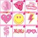 144 Pieces Pink Preppy Theme Temporary Tattoos - Assorted Cowgirl Birthday Decorations for Girls - Bachelorette Party Stickers with 9 Styles - Buy Online on SooperMarket.com