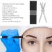 Precision Microblading Eyebrow Ruler Template | Eyebrow Dimension Guide & Stencils for Perfect Shaping - International Shipping - Buy Online on SooperMarket.com