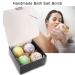 4Pcs Handmade Natural Bath Bombs Gift Set | Lush Bubble Bath for Kids Men & Women - Ideal for Relaxation & Self-Care - Buy Online on SooperMarket.com