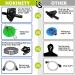 98ft Zip Line Kit for Kids & Adults up to 330lb | Zipline Spring Brake & Safety Harness | Trolley with Handle & Thickened Seat | Backyard Playground Entertainment - Green - Buy Online on SooperMarket.com