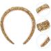Gogogmee Candy Color Hairband Decorative Headbands Hair Styling Tools for Women Hair Bands for Aesthetic Hair Accessories Headbands Clothing Short Hair Miss Stuffing Cotton - Buy Online on SooperMarket.com