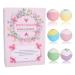 Bathing ball cleaner gift set 6 pieces dry skin moisture dispenser perfect for a bubble bath spa bath handmade birthday mother's day gift idea for her him wife girlfriend