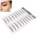 ANKROYU 10 Types Professional Eyebrow Stickers - Natural Brown Transfer Stickers for Women | Perfect Eyebrow Solution - Buy Online on SooperMarket.com