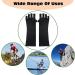 KASESSS 3 Pairs UV Gloves for Gel Nails Fingerless UV Protection Gloves Nail Art Anti UV Gloves Lightweight Nail Gloves UV Protection UV Lamp Gloves for Protect Hands from UV Light Lamp Dryer - Buy Online on SooperMarket.com