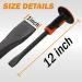 KSEIBI 283570 12 Cold Chisels with Soft Grip Handle - Flat Shank for Precision Cutting - Buy Online on SooperMarket.com