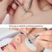 Embagol 2 Pairs Replaced Eyelids for Makeup Training | Removable & Realistic Eyelash Practice | Soft-Touch Rubber - Buy Online on SooperMarket.com