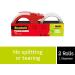Scotch Sure Start Packaging Tape  1.88" x 38.2 yd  Designed for Packing  Shipping and Mailing  Smooth and Quiet Unwind  3" Core  Clear  2 Rolls w/1 Dispenser (3450S-2-1RD) - Buy Online on SooperMarket.com