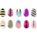 1275-Piece Nail Art Stencil Set - French Tip Guides, Stickers, Vinyl Sheets - Buy Online on SooperMarket.com