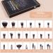 20-Piece Professional Makeup Brush Set | Travel Kabuki & Eyeshadow Brushes in Gift Box - Best for Makeup Lovers - Buy Online on SooperMarket.com